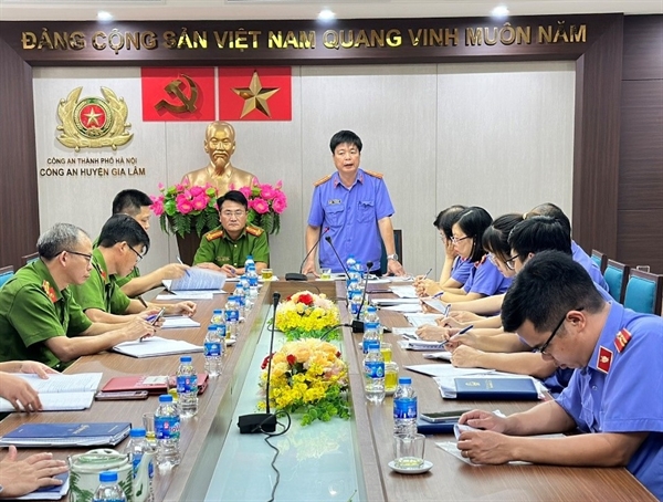 Viện KSND huyện Gia Lâm trực tiếp kiểm sát việc tiếp nhận, thụ lý, giải quyết nguồn tin về tội phạm và trực tiếp kiểm sát việc giải quyết khiếu nại, tố cáo trong hoạt động tư pháp tại Cơ quan CSĐT